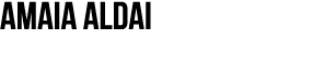 Amaia Aldai