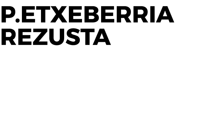 P.Etxeberria Rezusta