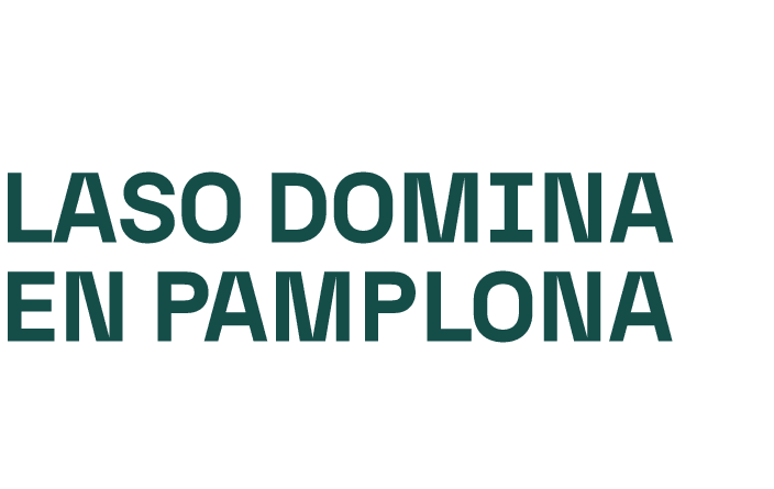 Laso domina en Pamplona